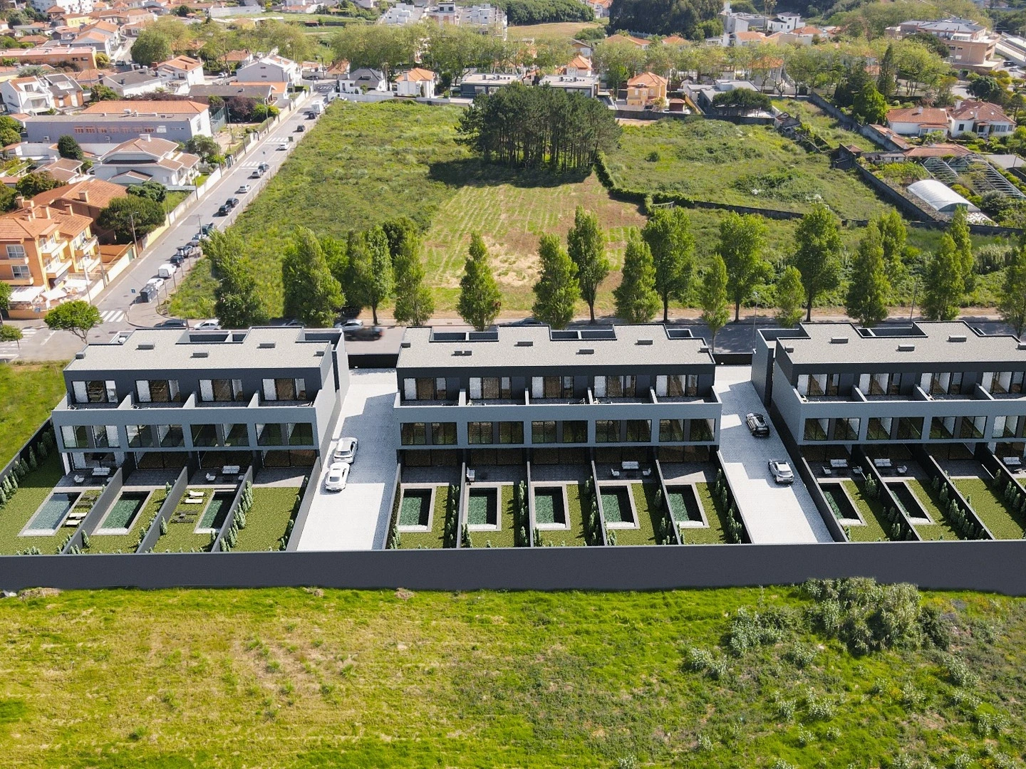 Condomínio Francelos Fechado tipologias T3+1 e T4+1 Gulpilhares Vila Nova de Gaia Porto