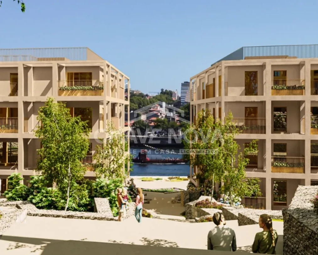 PRT/01574 Apartamento T1 Novo Empreendimento de Luxo Gaia Hiils Cais de Gaia Foz do Douro Vila Nova de Gaia Porto