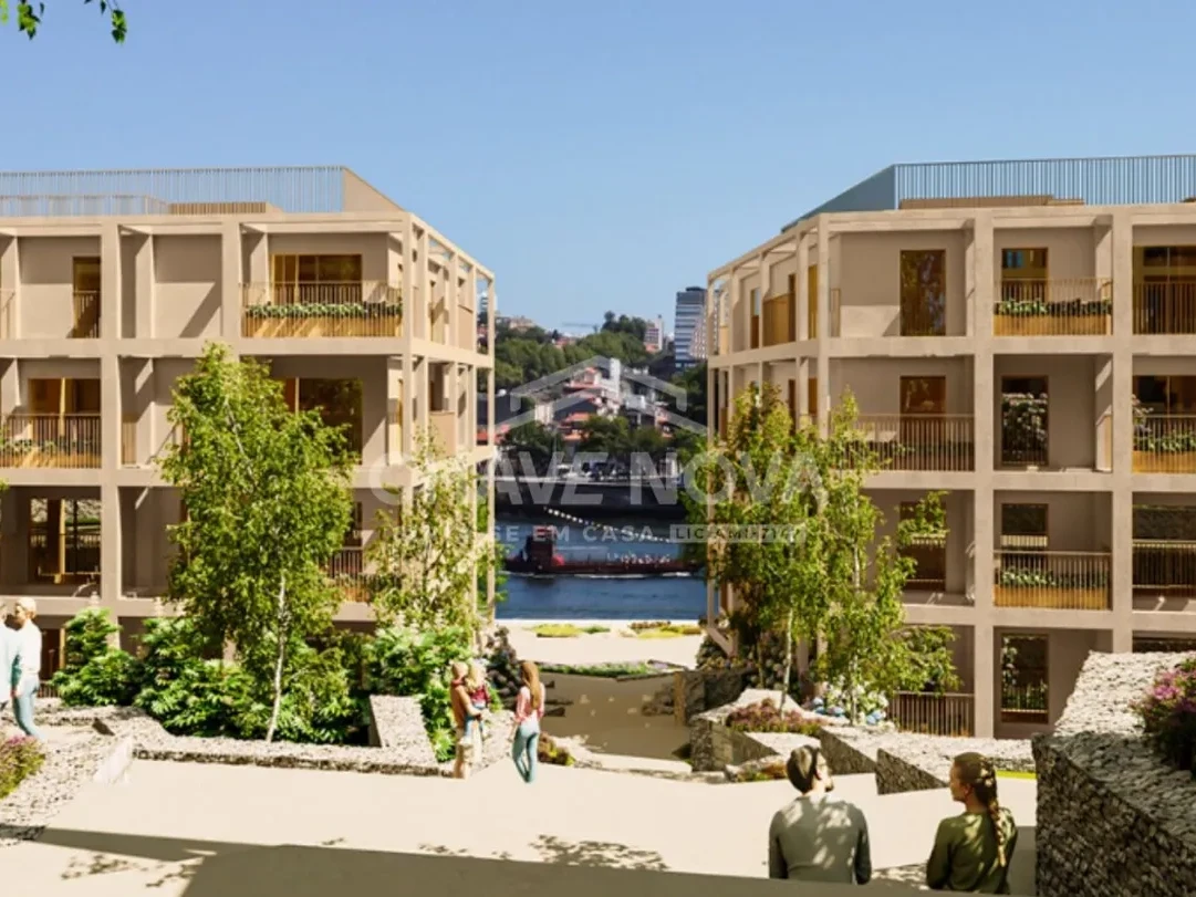 PRT/01574 Apartamento T1 Novo Empreendimento de Luxo Gaia Hiils Cais de Gaia Foz do Douro Vila Nova de Gaia Porto