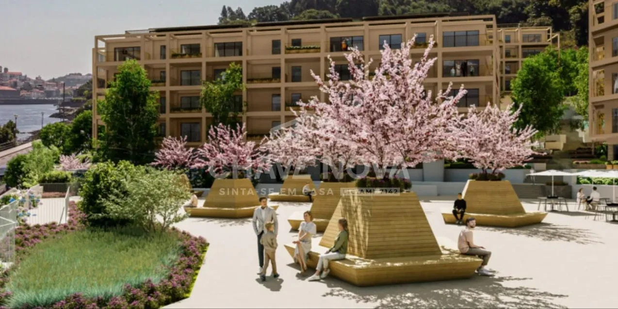 PRT/01574 Apartamento T1 Novo Empreendimento de Luxo Gaia Hiils Cais de Gaia Foz do Douro Vila Nova de Gaia Porto