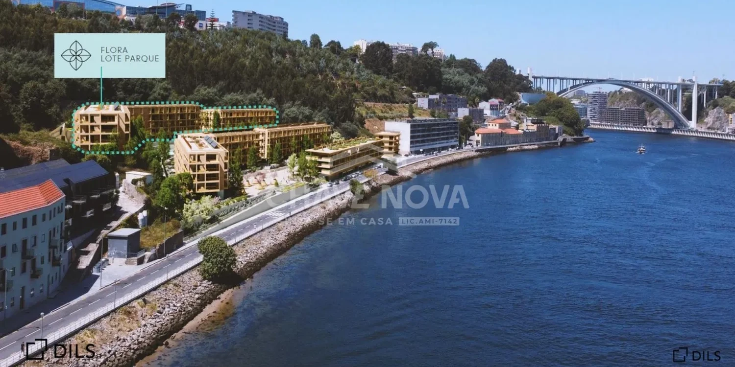 PRT/01574 Apartamento T1 Novo Empreendimento de Luxo Gaia Hiils Cais de Gaia Foz do Douro Vila Nova de Gaia Porto