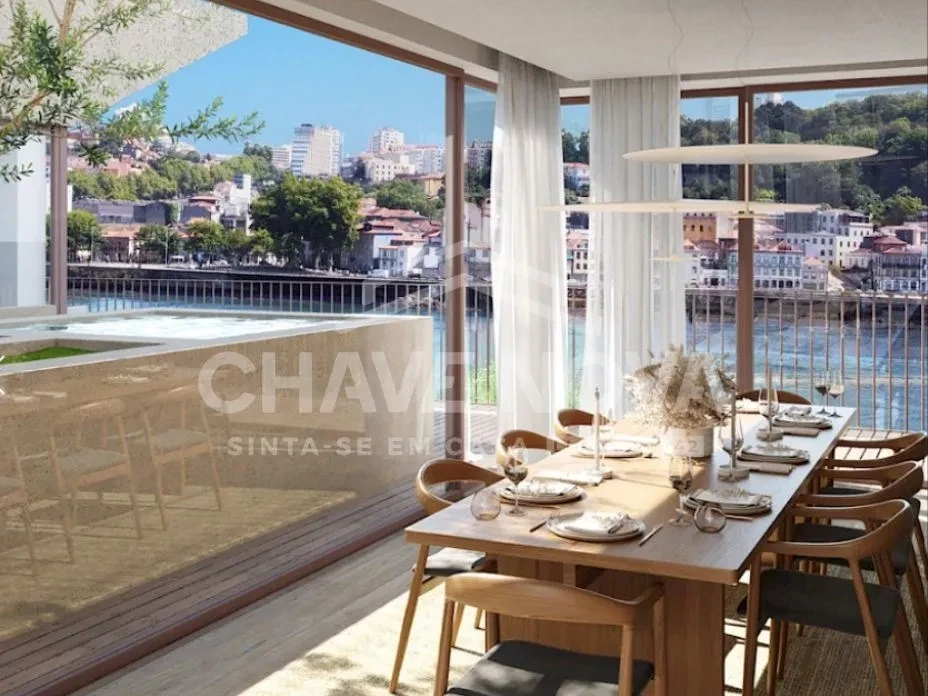 PRT/01574 Apartamento T1 Novo Empreendimento de Luxo Gaia Hiils Cais de Gaia Foz do Douro Vila Nova de Gaia Porto