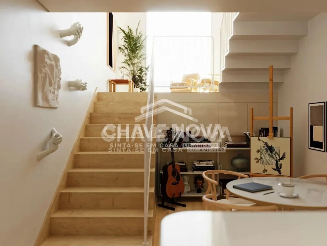 PRT/01585_7 Apartamento T1 Vila Nova de Gaia Duplex empreendimento Pescaria zona ribeirinha de Vila Nova de Gaia Porto