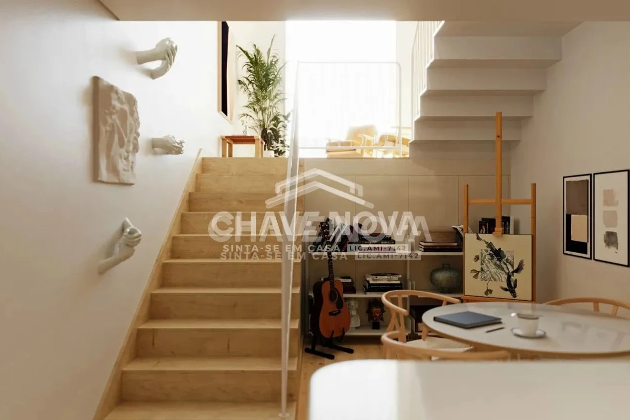 PRT/01585_7 Apartamento T1 Vila Nova de Gaia Duplex empreendimento Pescaria zona ribeirinha de Vila Nova de Gaia Porto
