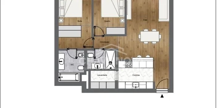 PRT/01595 Apartamento T2 Empreendimento Douro Nobilis I Vila Nova de Gaia Porto