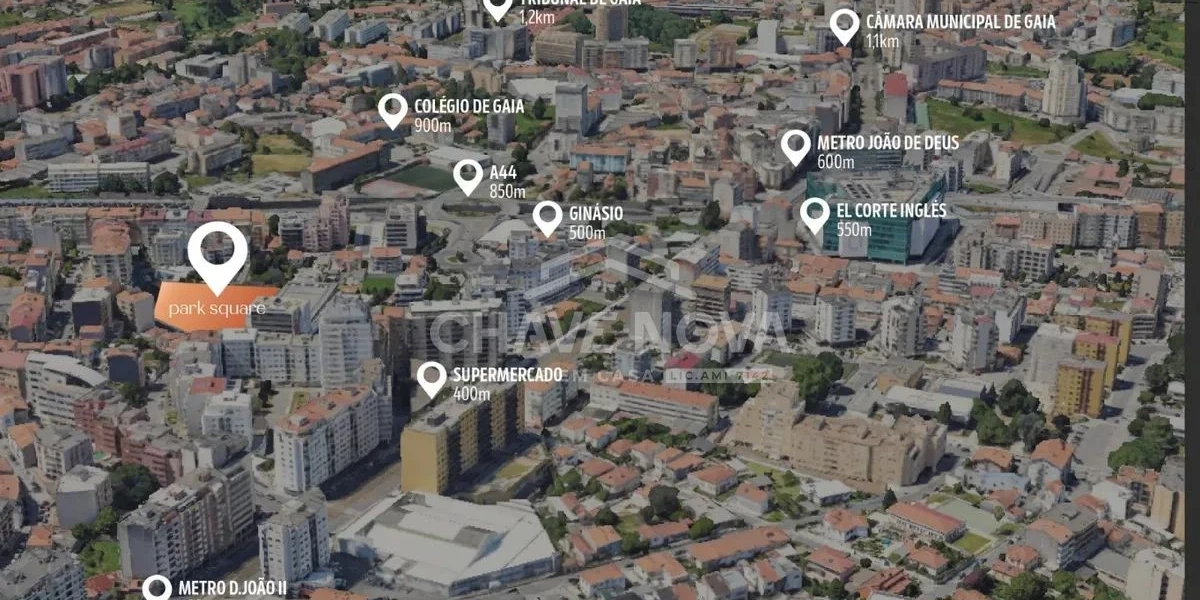 PRT/01639 Apartamento T2 Novo Avenida da Republica Empreendimento Park Square Mafamude Vila Nova de Gaia Porto