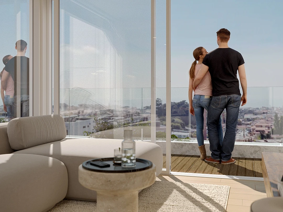 PRT/01661 apartamento T2 novo em Canidelo Vila nova de Gaia Porto